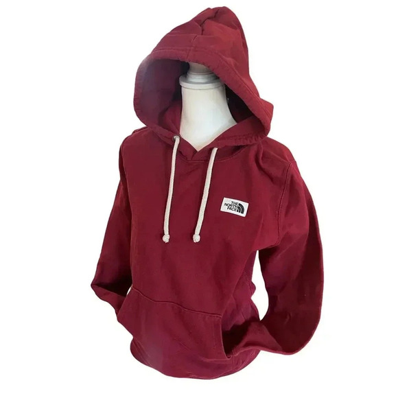 THE NORTH FACE red mens hoodie size small - Picture 2 of 5